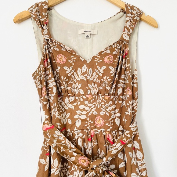 Merona sundress with birds and flowers print! - Picture 4 of 8